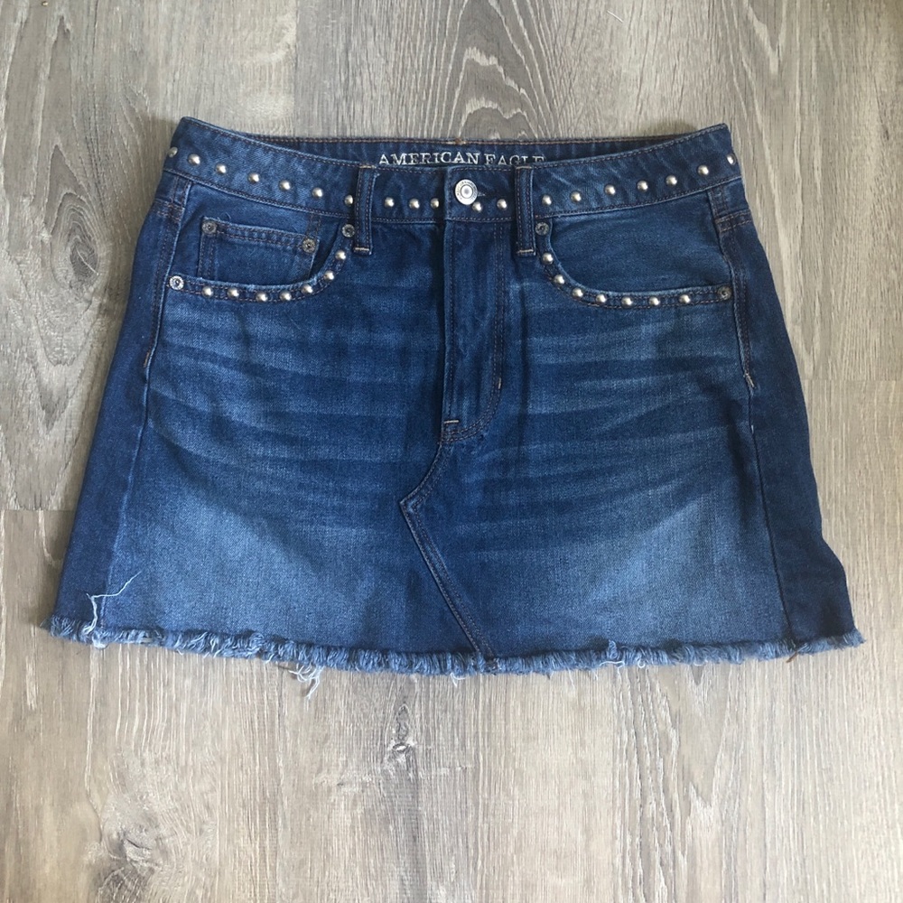 American Eagle Studded Hi-Rise Festival Mini Skirt - size 6